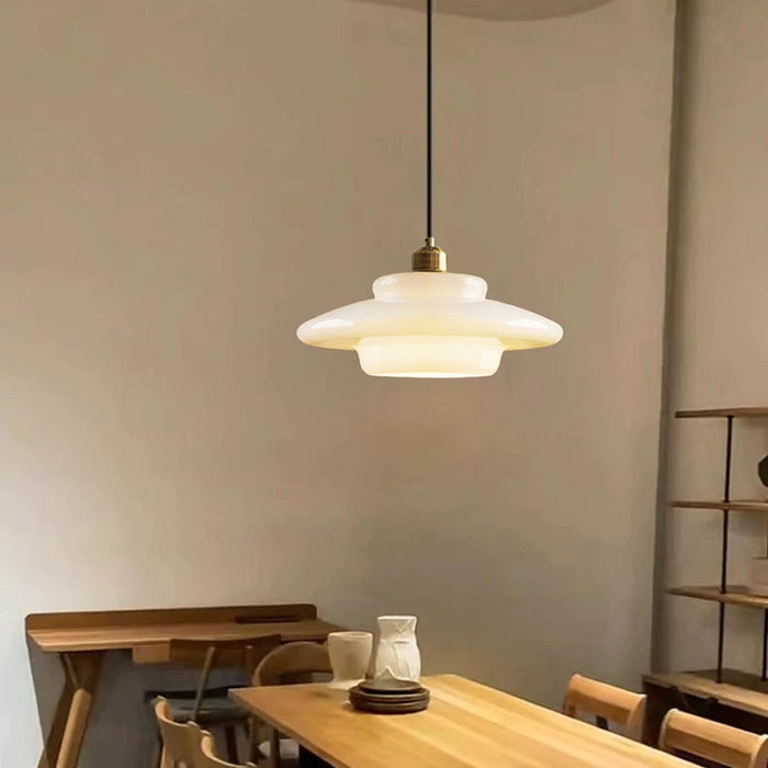 Mid-Century Glass Pendant Light – Elegant Kitchen Pendant Lighting for Dining or Living Room 6