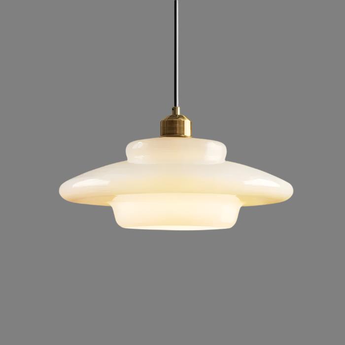 Mid-Century Glass Pendant Light – Elegant Kitchen Pendant Lighting for Dining or Living Room 9