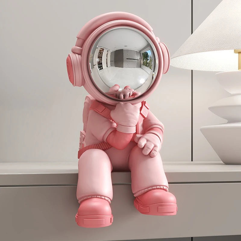 Miniature Astronaut Ornaments for Home Decor – Unique Handcrafted Figurines for Living Room or Office 1
