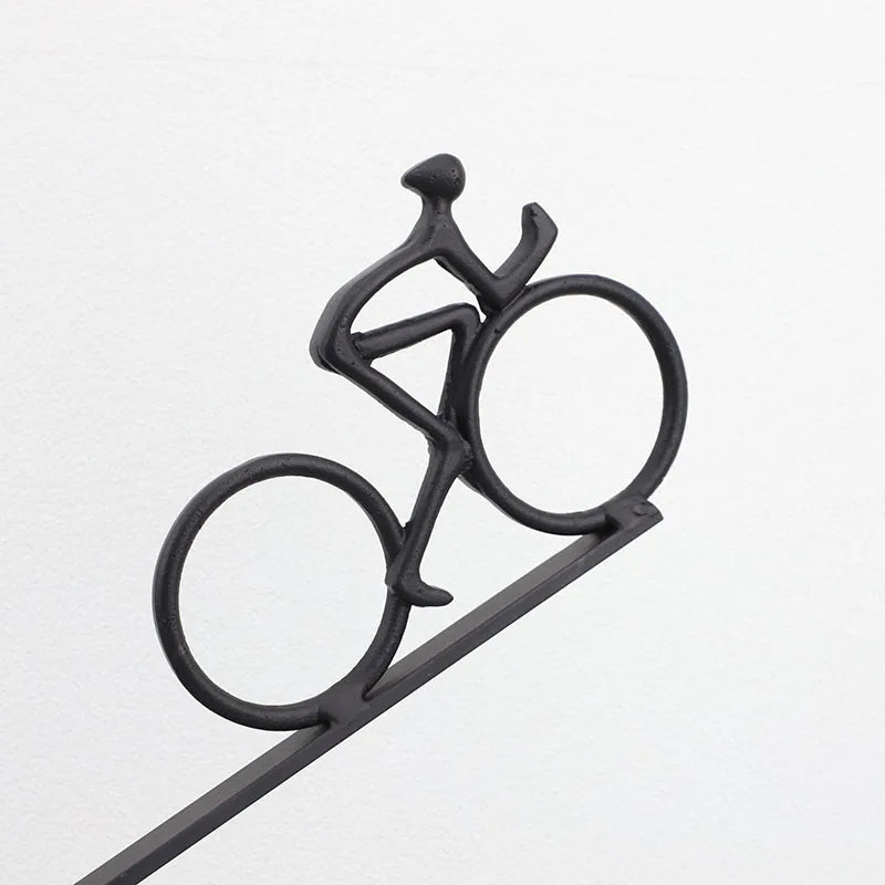 Minimalist Bike Sculpture with Elegant Marble Base – Stylish Decor for Home or Office 4