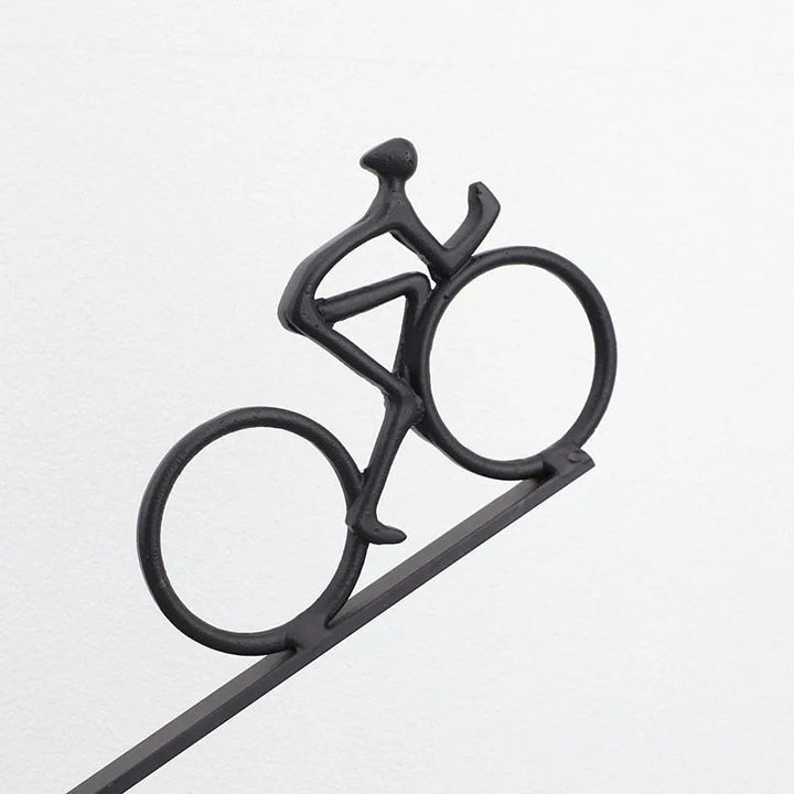 Minimalist Bike Sculpture with Elegant Marble Base – Stylish Decor for Home or Office 4