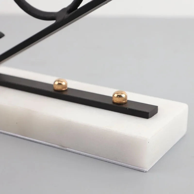 Minimalist Bike Sculpture with Elegant Marble Base – Stylish Decor for Home or Office 5