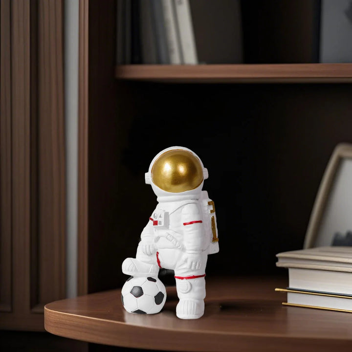 Modern Astronaut Figurine Sculpture – Unique Decor for Bookshelf or Child's Room 5