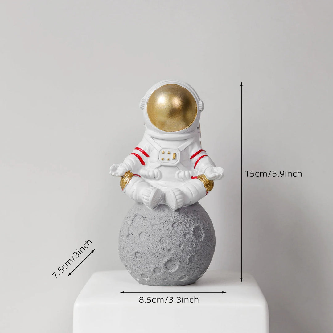Modern Astronaut Figurine Sculpture – Unique Decor for Bookshelf or Child's Room 8