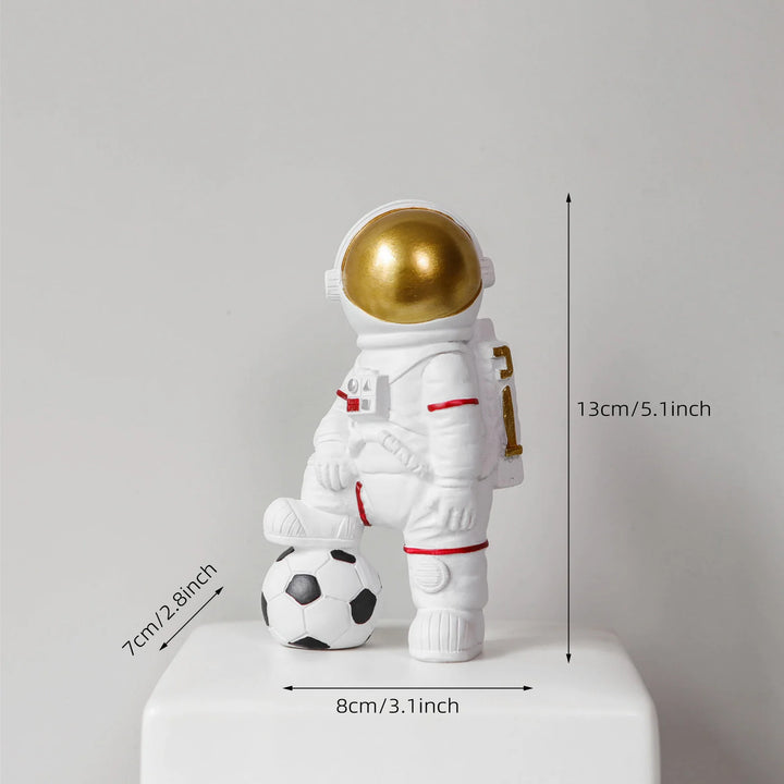 Modern Astronaut Figurine Sculpture – Unique Decor for Bookshelf or Child's Room 9