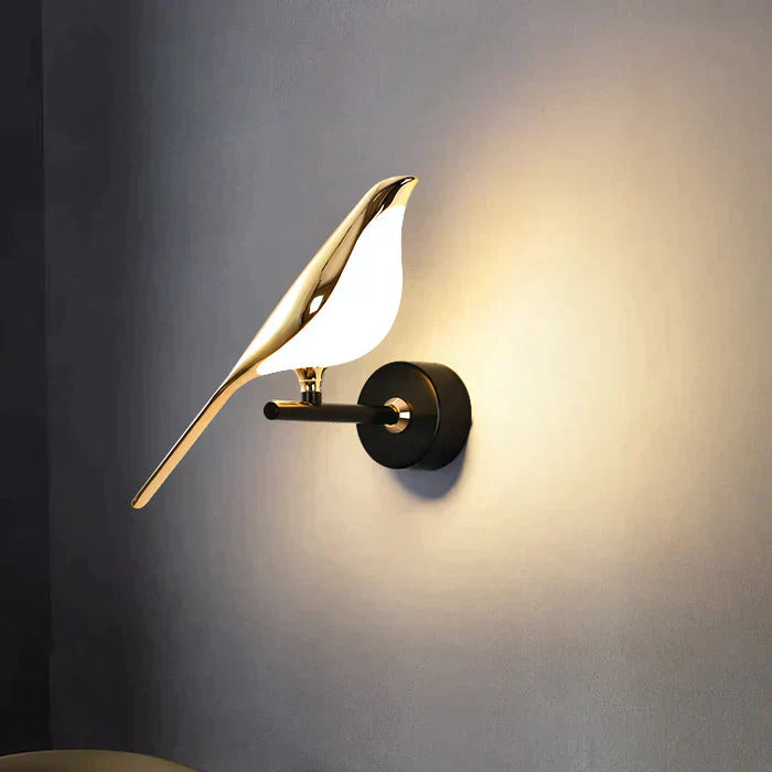 Modern Bird-Shaped Wall Light – Unique LED Sconce for Living Room or Bedroom 1
