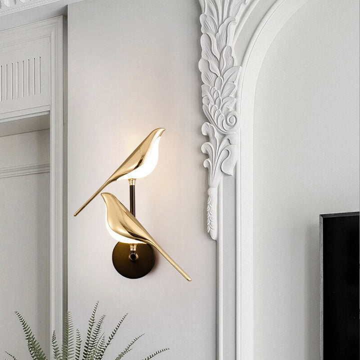 Modern Bird-Shaped Wall Light – Unique LED Sconce for Living Room or Bedroom 3