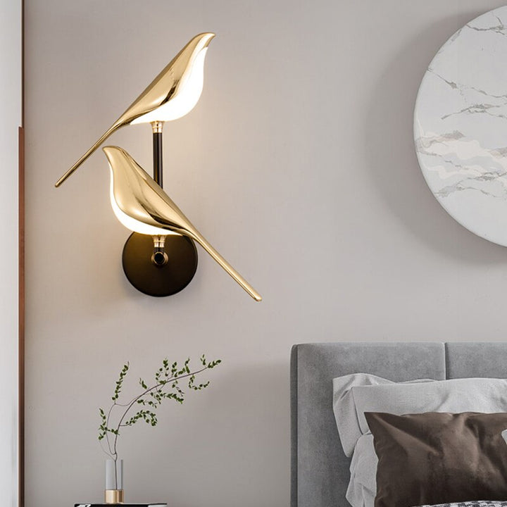 Modern Bird-Shaped Wall Light – Unique LED Sconce for Living Room or Bedroom 5