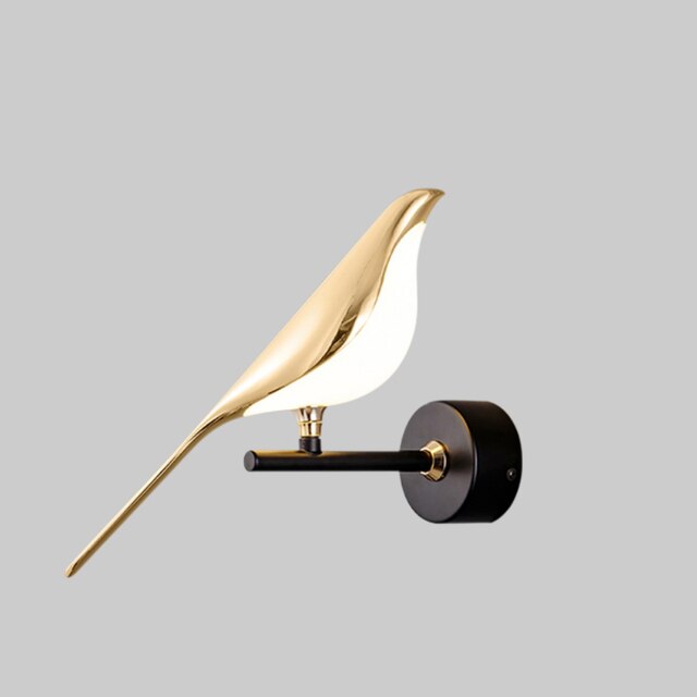 Modern Bird-Shaped Wall Light – Unique LED Sconce for Living Room or Bedroom 8