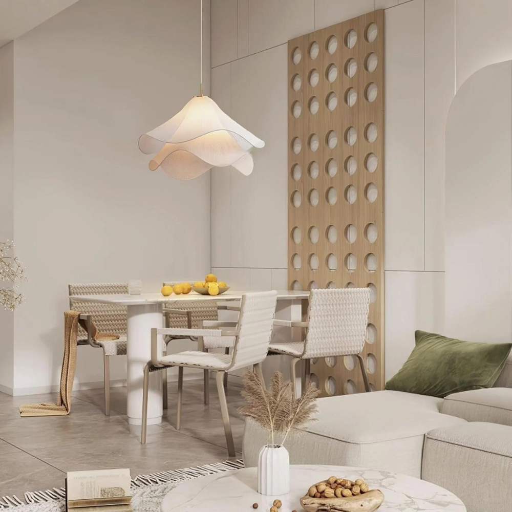 Modern Glass Pendant Light with Soft Glow – Stylish Hanging Light for Living Room or Bedroom 4