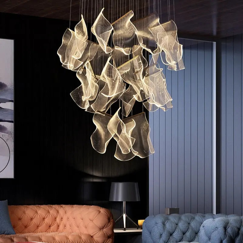 Modern LED Chandelier with Nature-Inspired Design – Stunning Lighting for Any Room 1