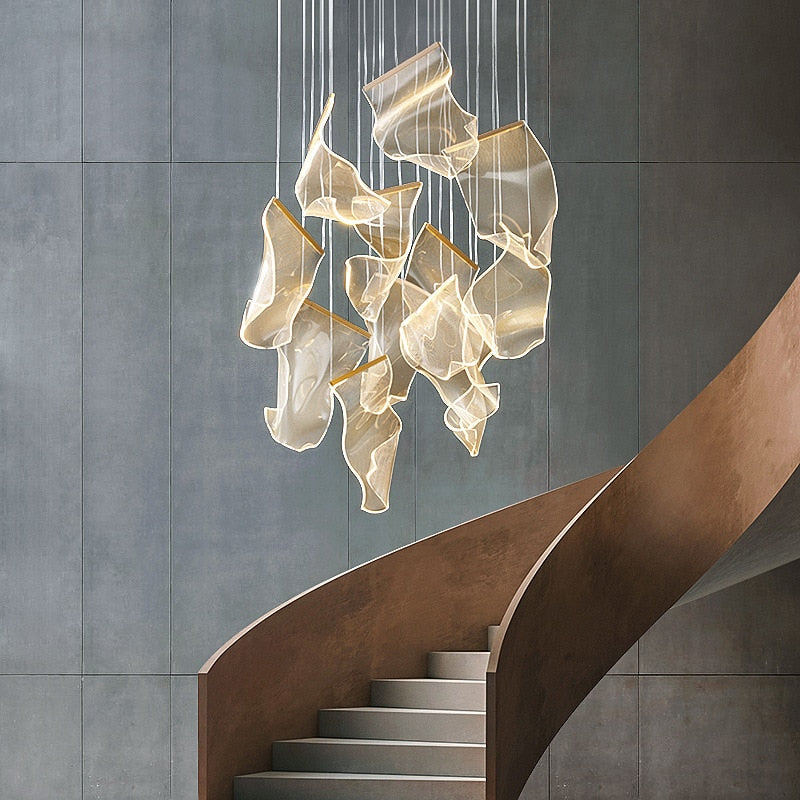 Modern LED Chandelier with Nature-Inspired Design – Stunning Lighting for Any Room 2