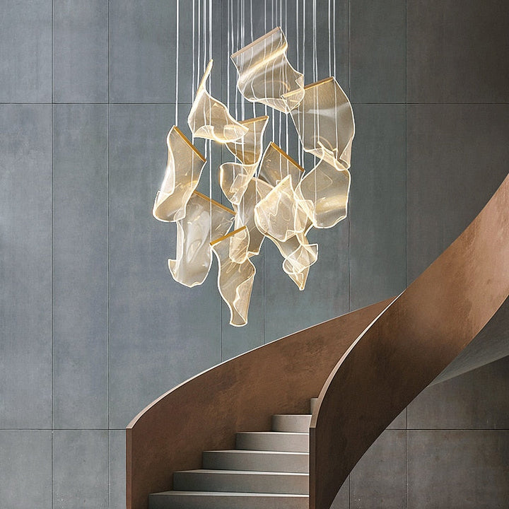 Modern LED Chandelier with Nature-Inspired Design – Stunning Lighting for Any Room 2