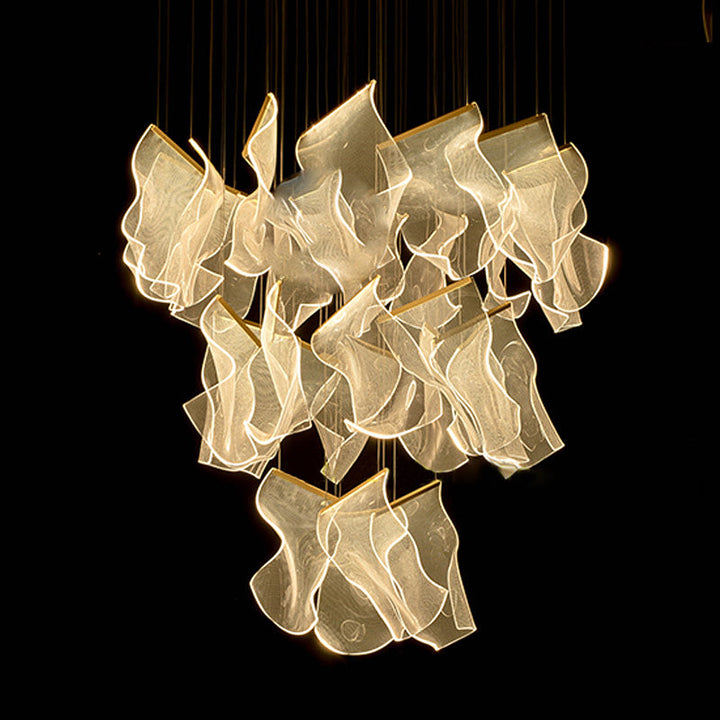 Modern LED Chandelier with Nature-Inspired Design – Stunning Lighting for Any Room 4