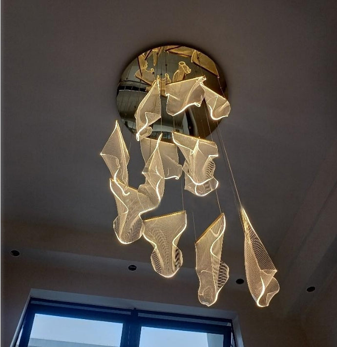 Modern LED Chandelier with Nature-Inspired Design – Stunning Lighting for Any Room 5