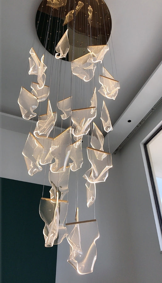 Modern LED Chandelier with Nature-Inspired Design – Stunning Lighting for Any Room 6