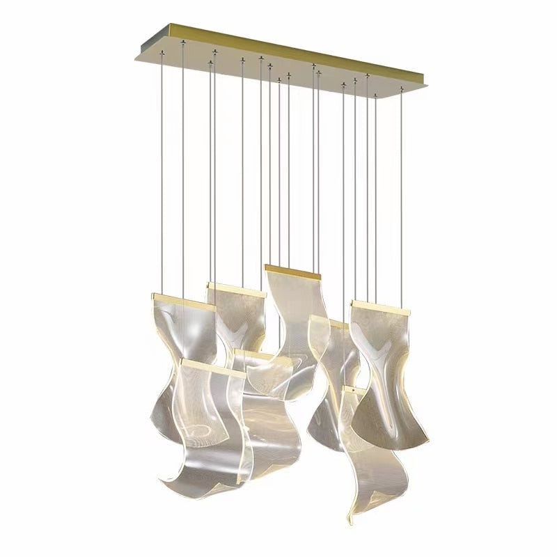 Modern LED Chandelier with Nature-Inspired Design – Stunning Lighting for Any Room 8