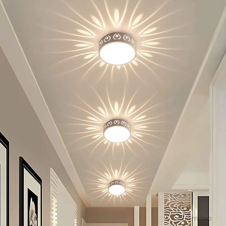 Modern LED Flush Mount Ceiling Light with Soft Illumination – Perfect for Hallways and Entryways 2
