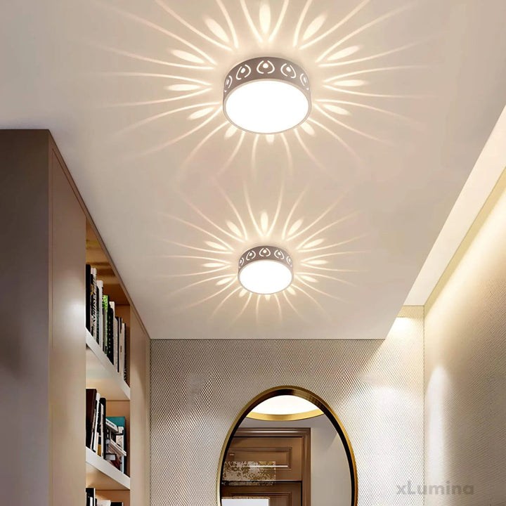 Modern LED Flush Mount Ceiling Light with Soft Illumination – Perfect for Hallways and Entryways 3