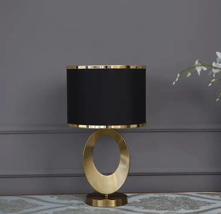 Modern LED Table Lamp with Fabric Shade – Stylish Lighting for Living Room or Office 0