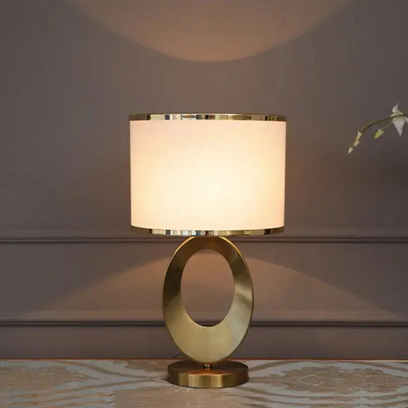Modern LED Table Lamp with Fabric Shade – Stylish Lighting for Living Room or Office 4