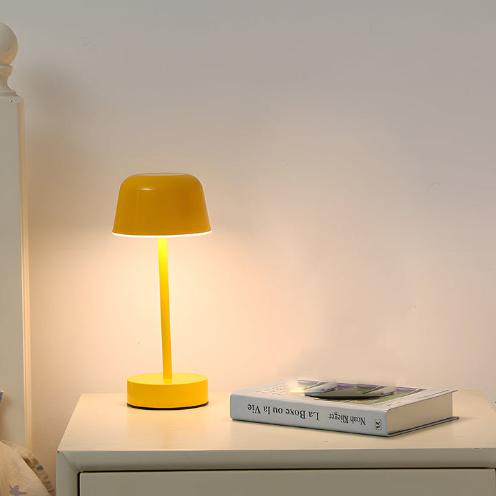 Modern Metal Table Lamp with Adjustable Brightness – Cordless Lighting for Bedroom or Office 4