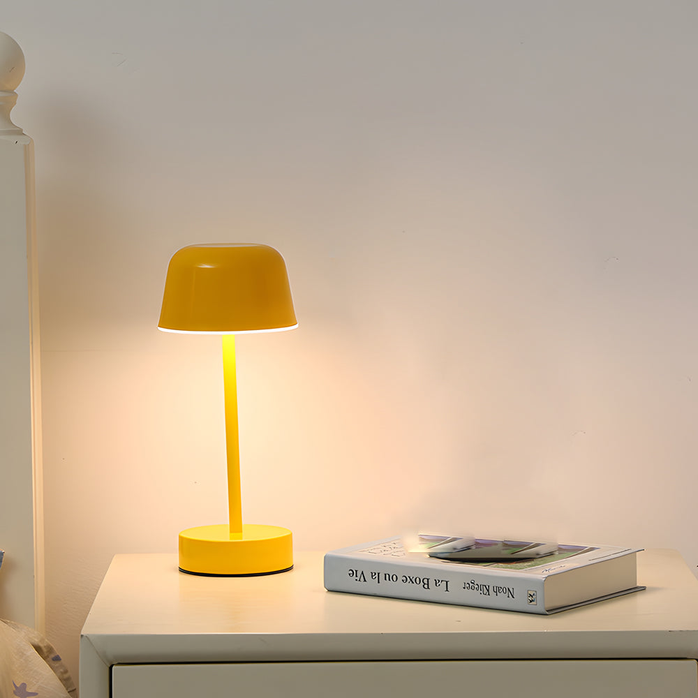 Modern Metal Table Lamp with Adjustable Brightness – Cordless Lighting for Bedroom or Office 8