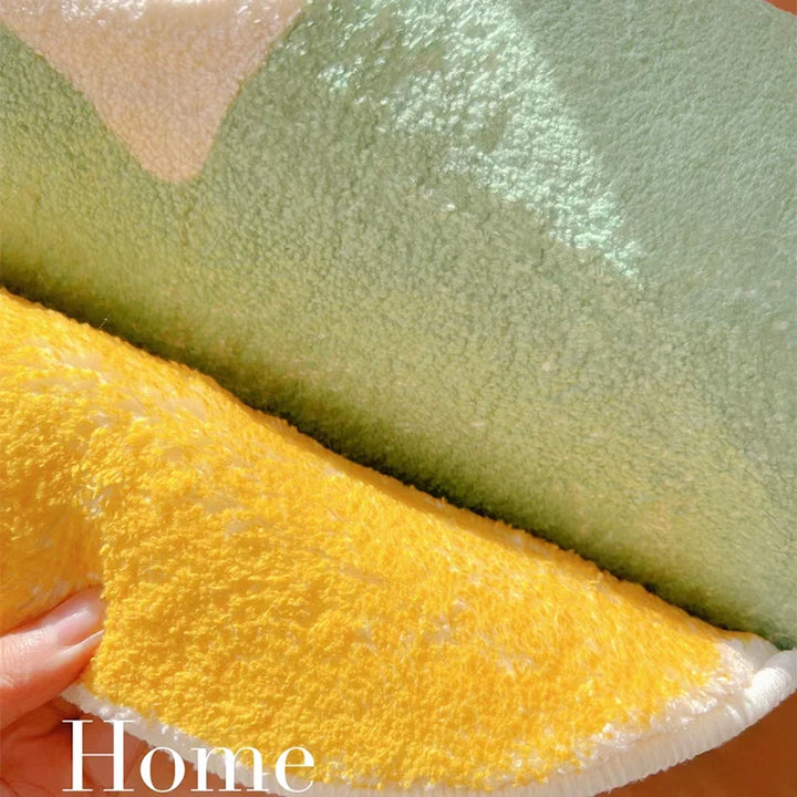 Modern Minimalist Round Carpet – Soft Plush Rug for Living Room or Bedroom 4