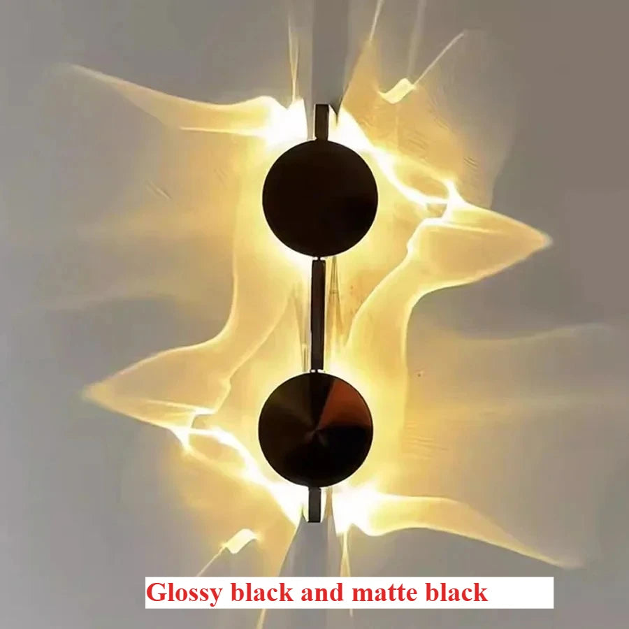 Modern Minimalist Round LED Wall Sconce – Stylish Lighting for Bedroom or Corridor 0