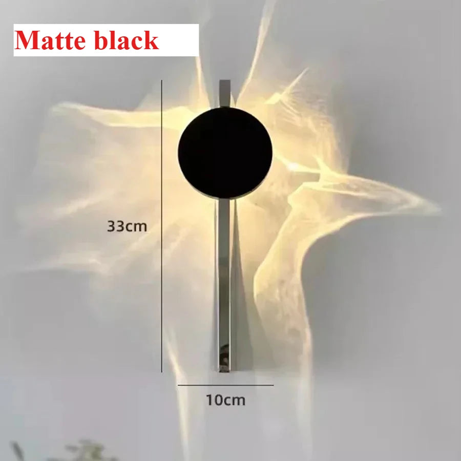 Modern Minimalist Round LED Wall Sconce – Stylish Lighting for Bedroom or Corridor 7