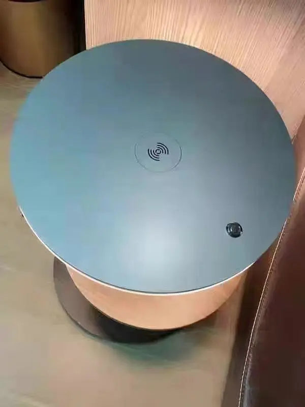 Modern Side Table with Charging Station – Stylish Decor for Living Room or Office 2