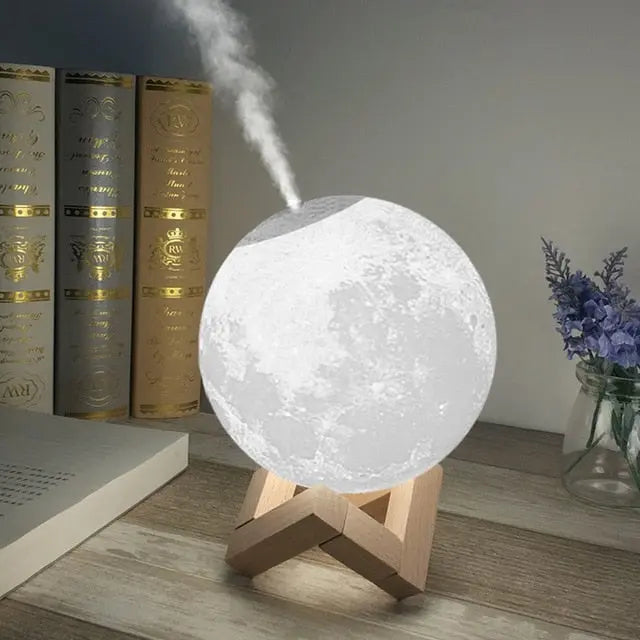 Moon Ultrasonic Air Humidifier with Aroma Diffuser – Perfect Home Humidifier for Bedroom or Living Room 10