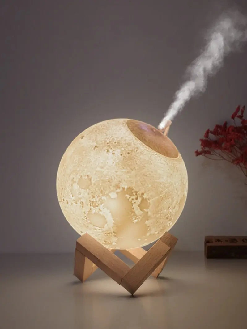 Moon Ultrasonic Air Humidifier with Aroma Diffuser – Perfect Home Humidifier for Bedroom or Living Room 2