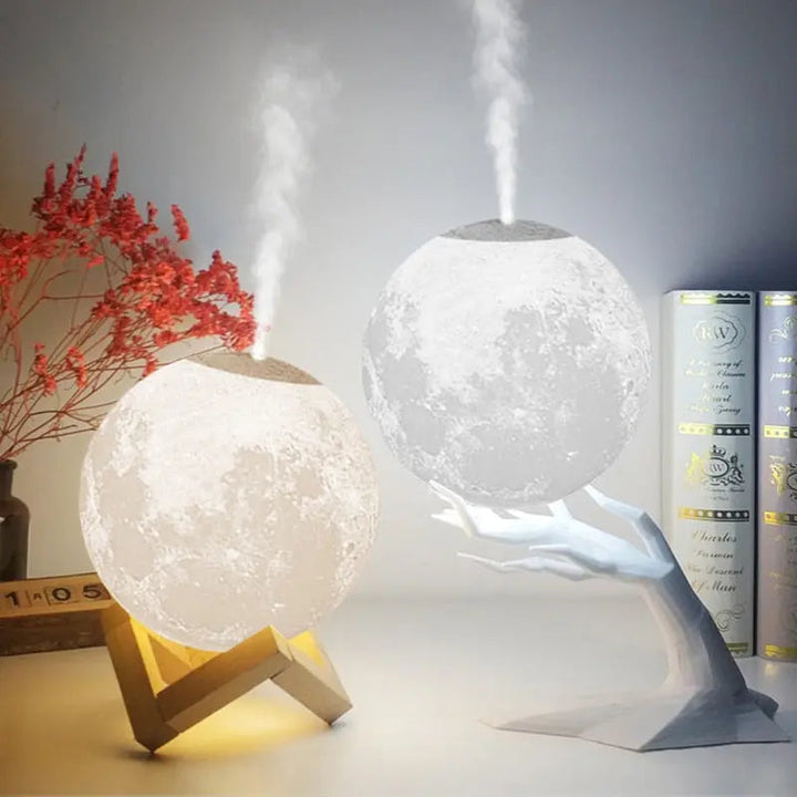 Moon Ultrasonic Air Humidifier with Aroma Diffuser – Perfect Home Humidifier for Bedroom or Living Room 4