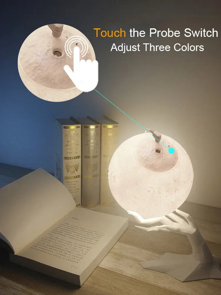 Moon Ultrasonic Air Humidifier with Aroma Diffuser – Perfect Home Humidifier for Bedroom or Living Room 7