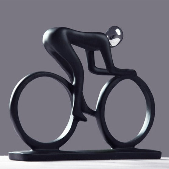 Nordic Abstract Cyclist Sculpture – Unique Home Decor for Art and Cycling Enthusiasts 4