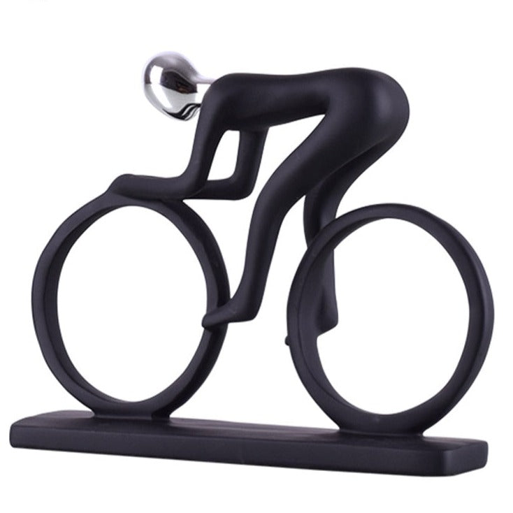 Nordic Abstract Cyclist Sculpture – Unique Home Decor for Art and Cycling Enthusiasts 8