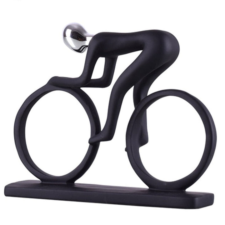 Nordic Abstract Cyclist Sculpture – Unique Home Decor for Art and Cycling Enthusiasts 8