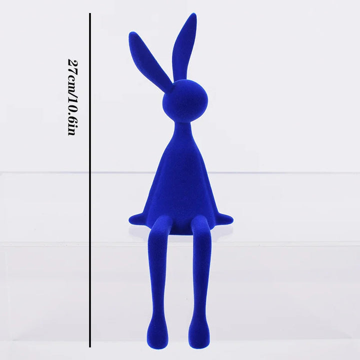 Nordic Abstract Rabbit Sculptures in High-Quality Resin – Unique Art for Home or Office 4