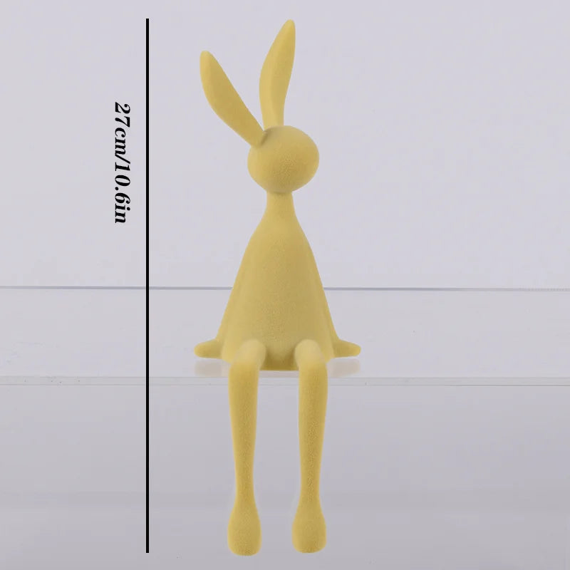 Nordic Abstract Rabbit Sculptures in High-Quality Resin – Unique Art for Home or Office 6