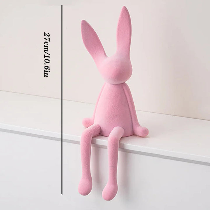 Nordic Abstract Rabbit Sculptures in High-Quality Resin – Unique Art for Home or Office 8