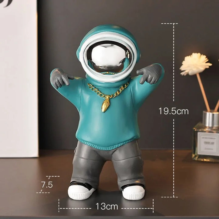 Nordic Astronaut Resin Figurine – Whimsical Home Decor for Kids or Office 11