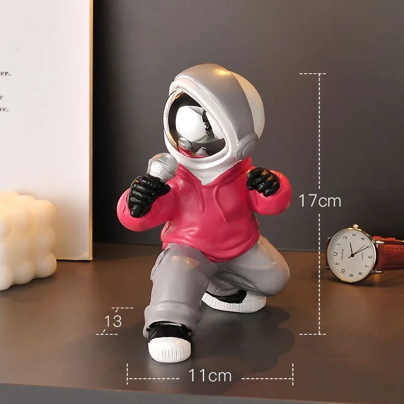 Nordic Astronaut Resin Figurine – Whimsical Home Decor for Kids or Office 13