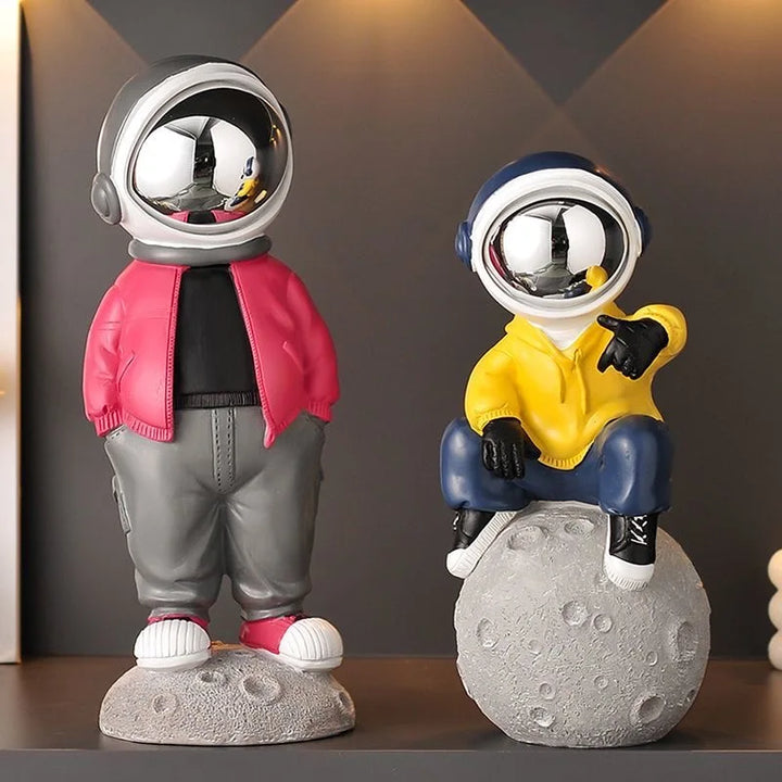 Nordic Astronaut Resin Figurine – Whimsical Home Decor for Kids or Office 18
