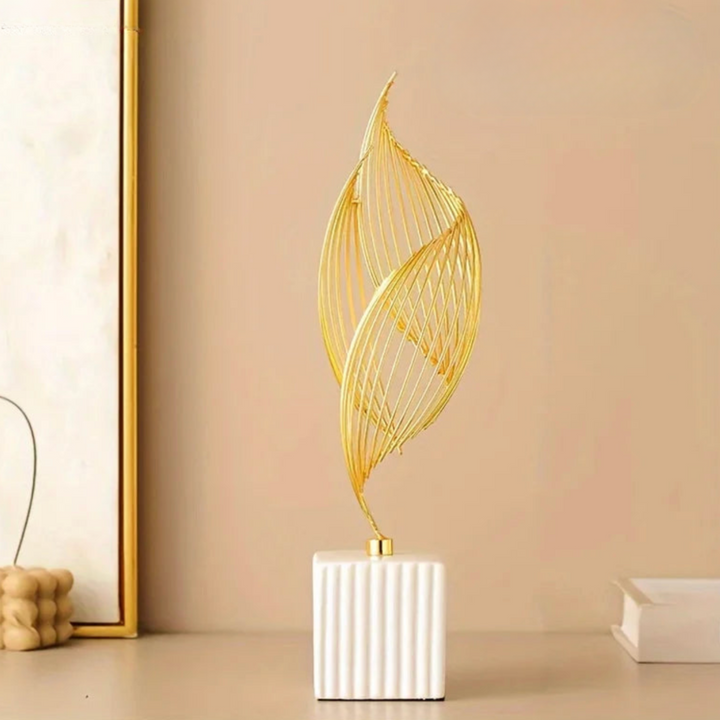 Nordic Aura Ceramic Sculpture – Elegant Accent for Modern Living Room or Office 4