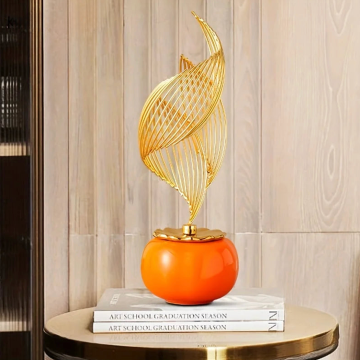 Nordic Aura Ceramic Sculpture – Elegant Accent for Modern Living Room or Office 5