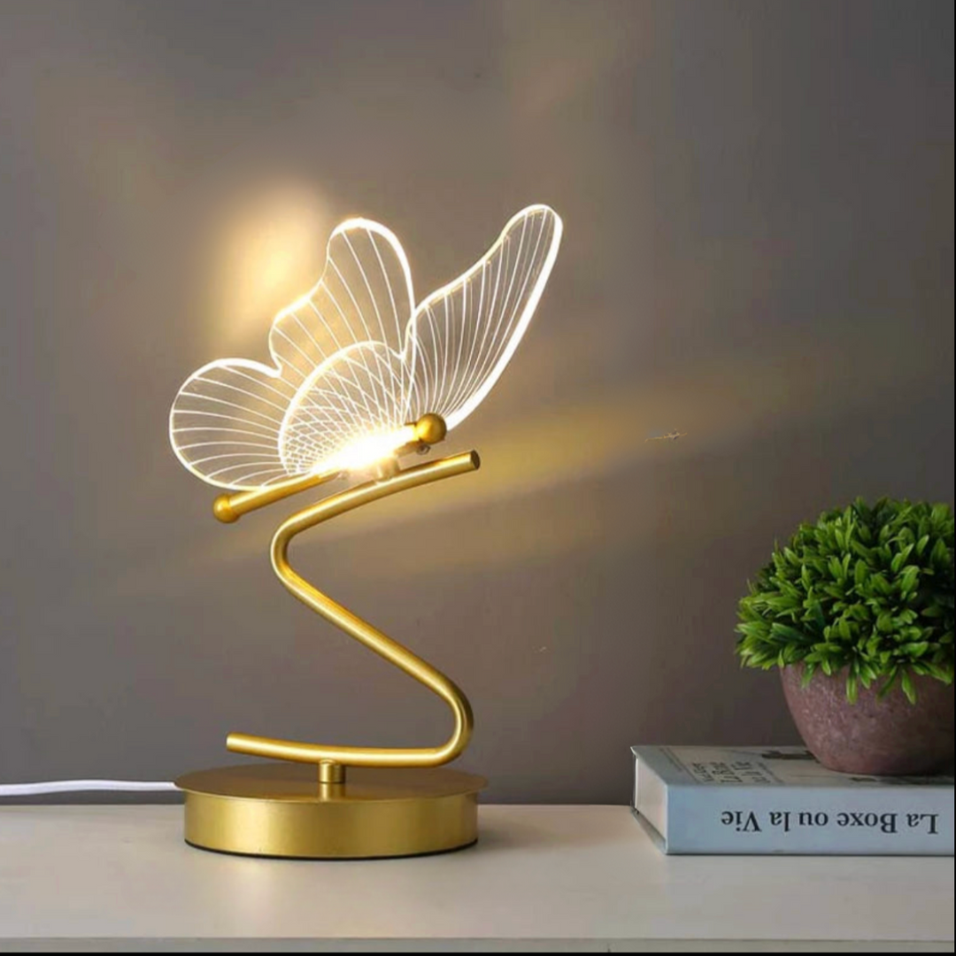 Nordic Butterfly LED Table Lamp – Versatile Lighting for Bedroom or Living Room 0