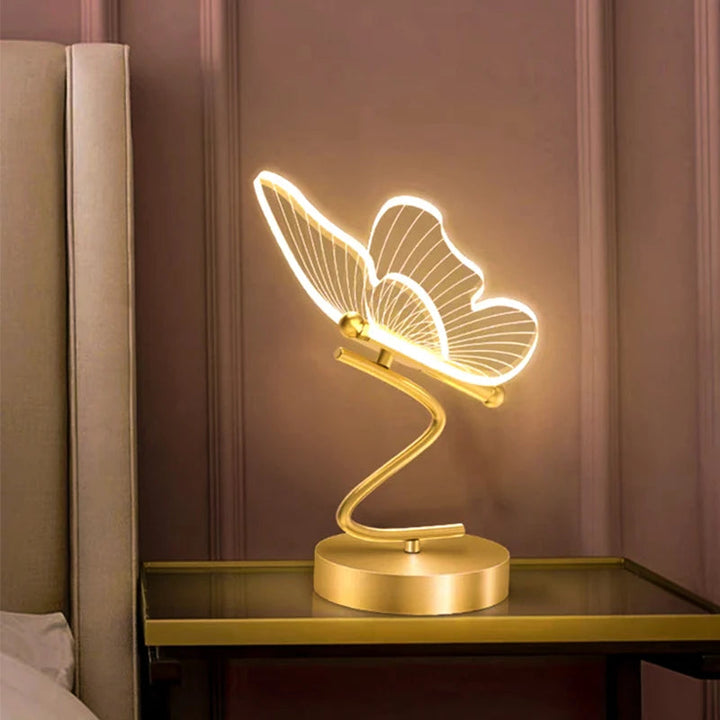 Nordic Butterfly LED Table Lamp – Versatile Lighting for Bedroom or Living Room 1