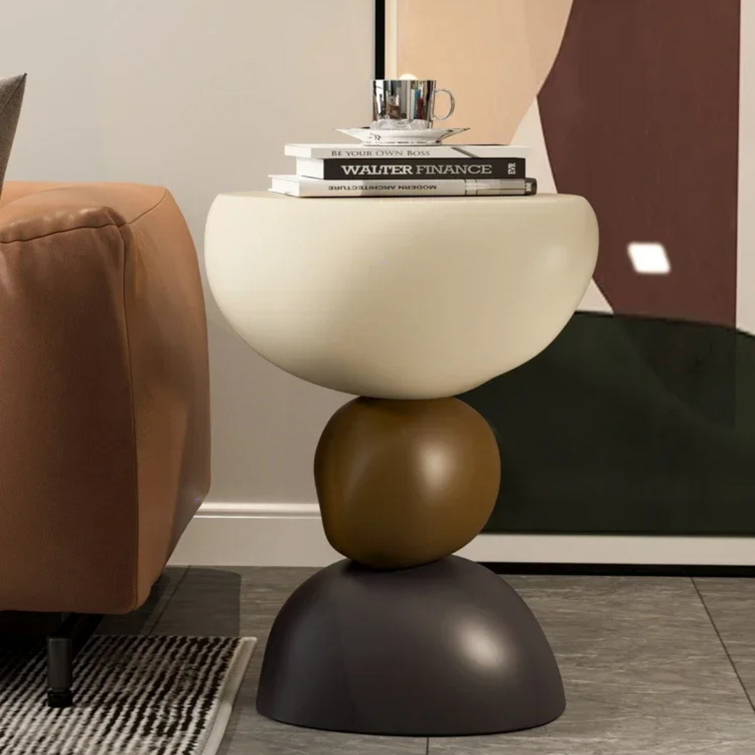 Nordic Chic Corner Table – Stylish Minimalist Design for Small Spaces 1