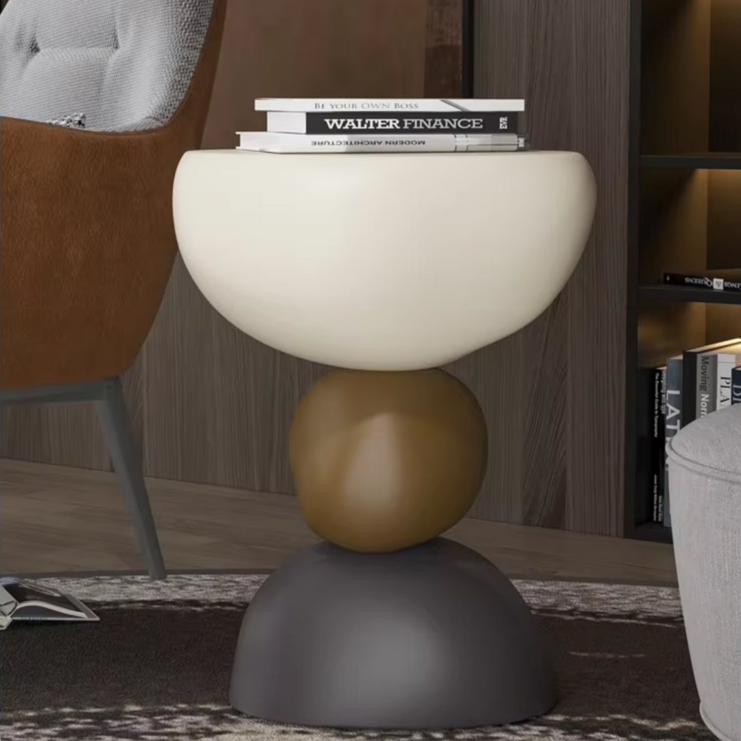 Nordic Chic Corner Table – Stylish Minimalist Design for Small Spaces 7